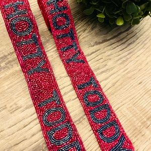 Hotty Toddy Handbeaded Purse Strap
